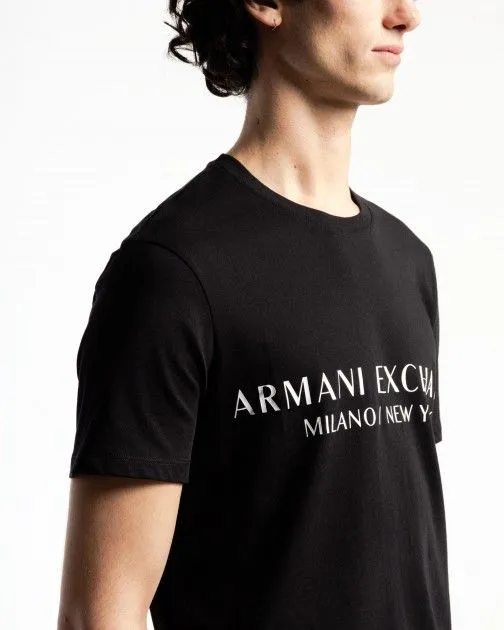 camiseta slim fit Armani Exchange 8NZT72 Z8H4Z Negro