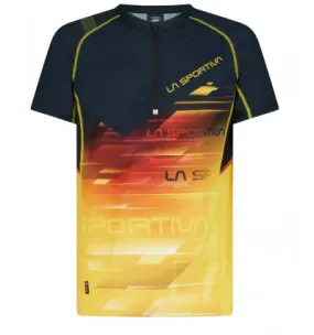 Camiseta trail/running La Sportiva Xcelerator (Negro/Amarillo) Hombre