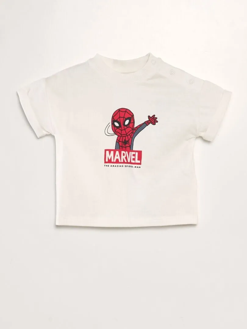 Camiseta 'The Amazing Spider-Man' de 'Marvel' - BLANCO