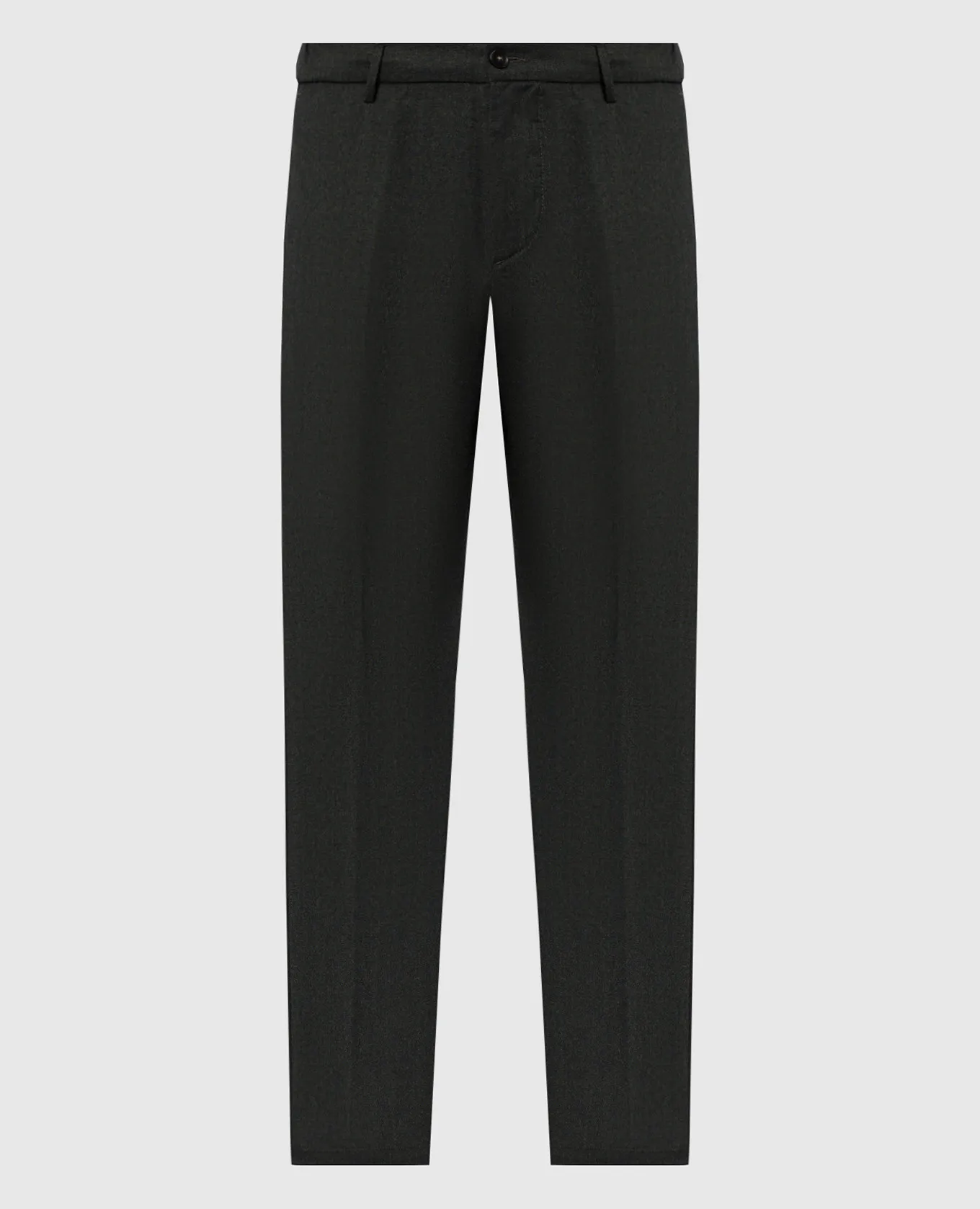 Canali Green pants made of wool