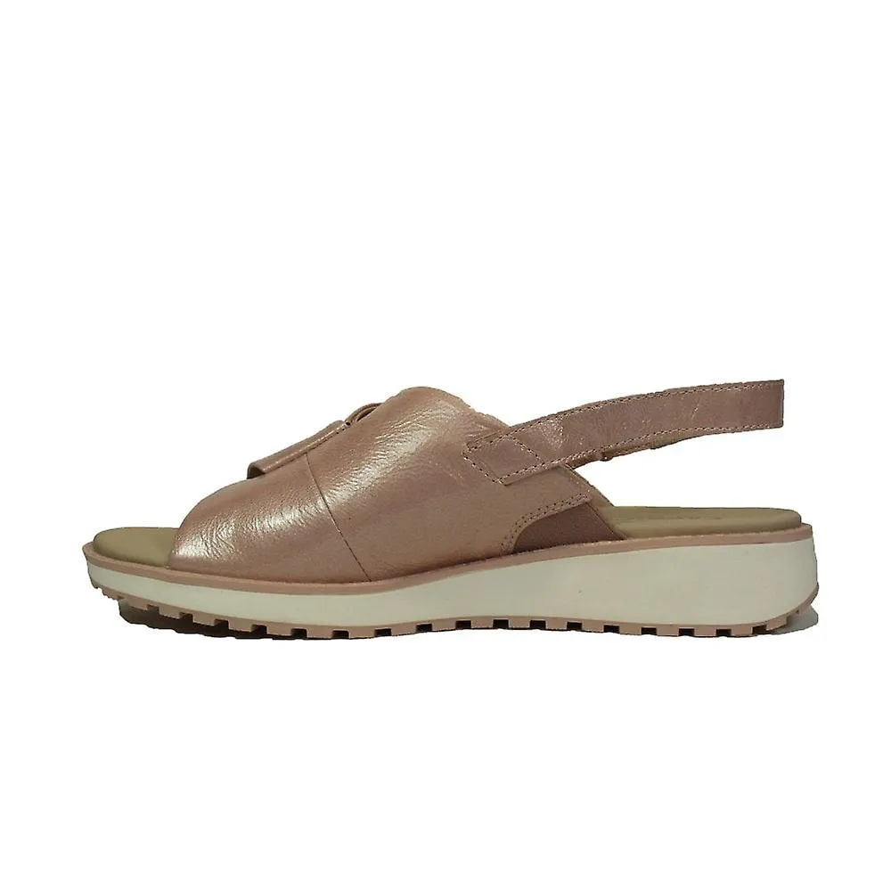 Capricho Mujer 28703 42 521 | Charol Rosa Pastel | Sandalias destalonadas para mujer