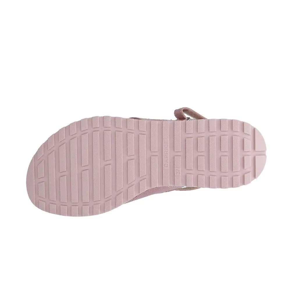 Capricho Mujer 28703 42 521 | Charol Rosa Pastel | Sandalias destalonadas para mujer