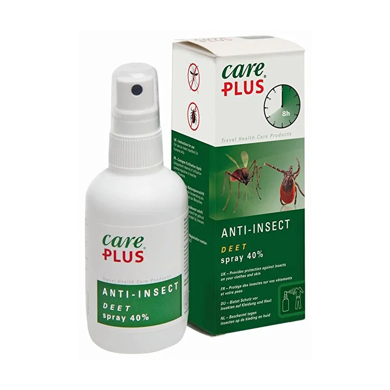 CAREPLUS Deet spray anti-insectos 40% (60ml)