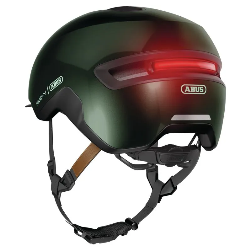 Casco de bicicleta Abus HUD-Y (Verde musgo)