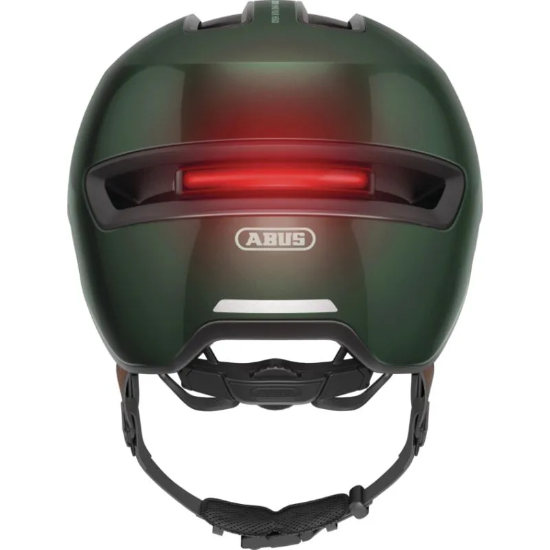 Casco de bicicleta Abus HUD-Y (Verde musgo)