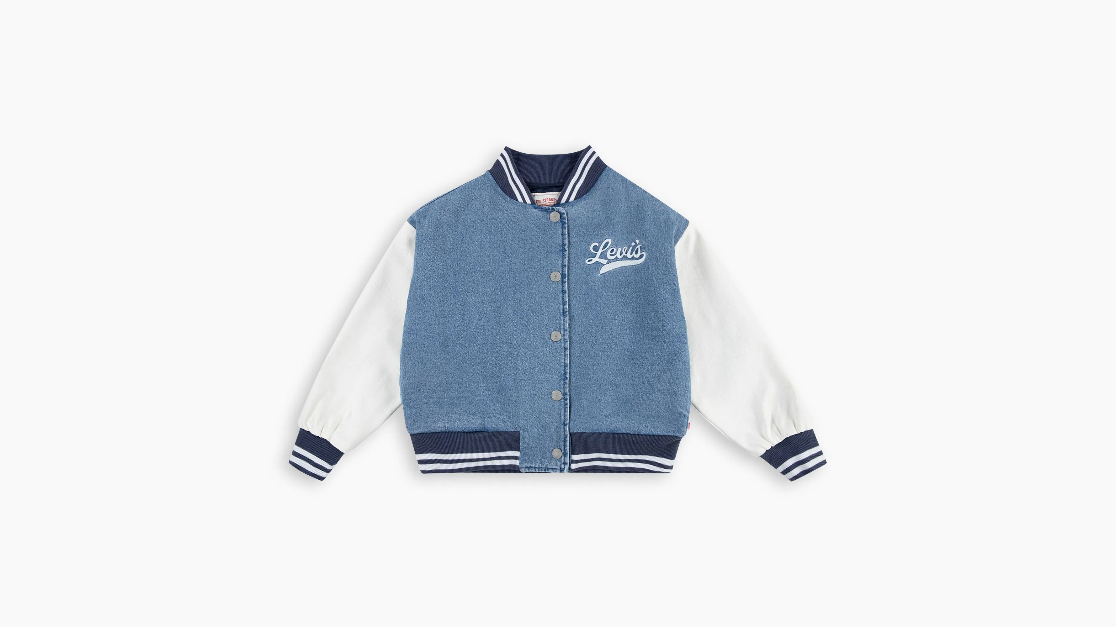 Chaqueta Bomber Para Adolescentes Denim