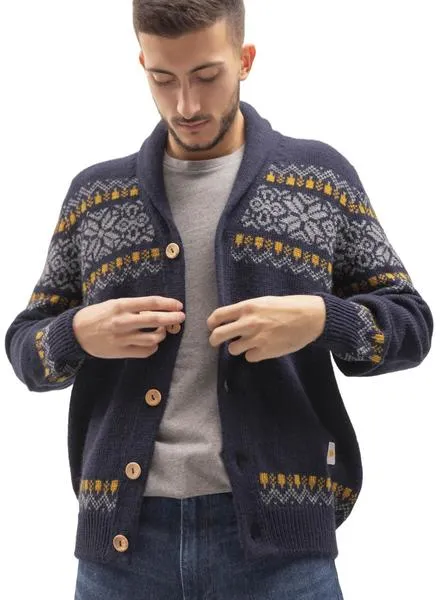 Chaqueta Klout Natal Azul para Hombre