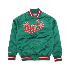 Chaqueta Mitchell y Ness Nba Milwaukee Bucks Lightweight STJKMG18013MBUDKGN