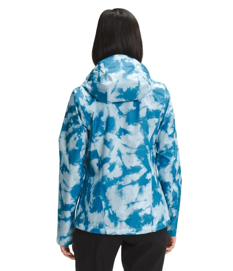 Chaqueta Para Mujer Printed Venture 2 Impermeable Color Azul The North Face