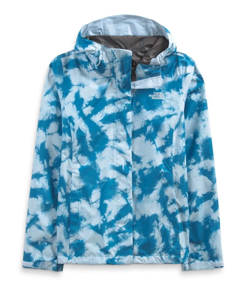 Chaqueta Para Mujer Printed Venture 2 Impermeable Color Azul The North Face