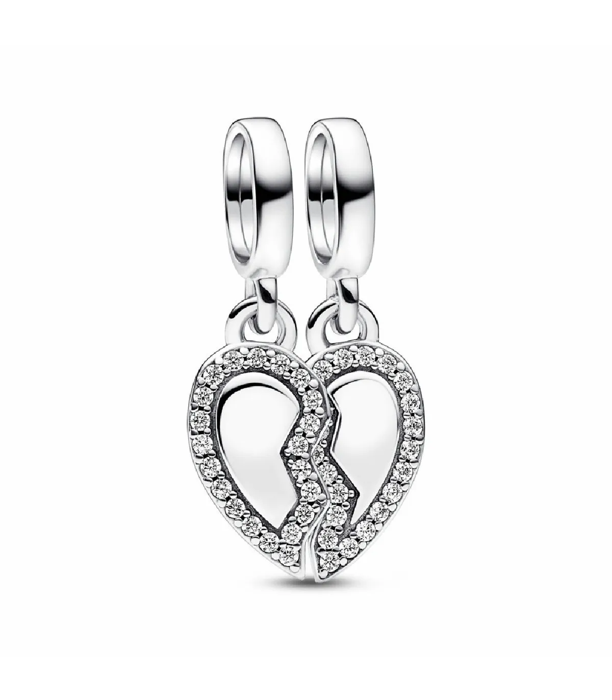 Charm colgante Pandora Corazón divisible Amistad circonitas - 792743C01