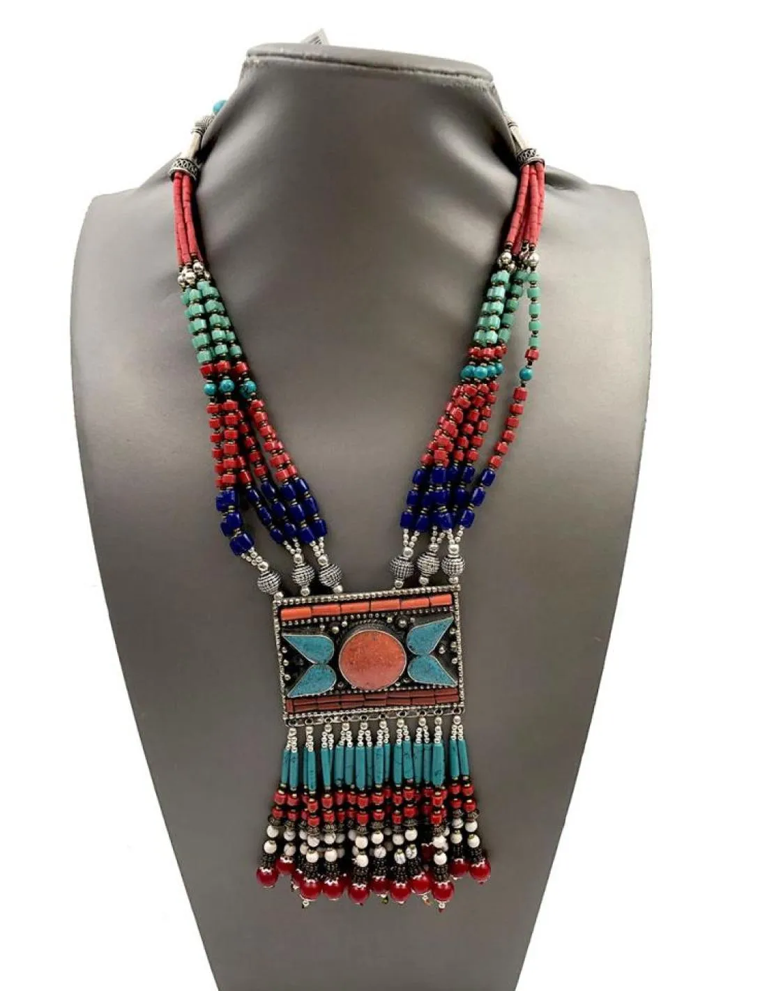 COLLARES ETNICOS PARA HOMBRE MODA BOHO IBIZA