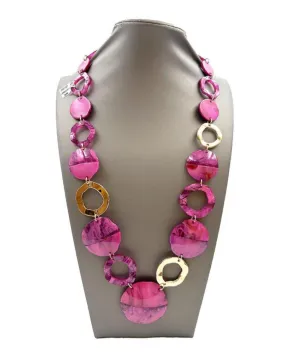 COLLARES FUCSIAS MUY ALEGRS PARA LLEVAR CON LOS COLORES DE MODA