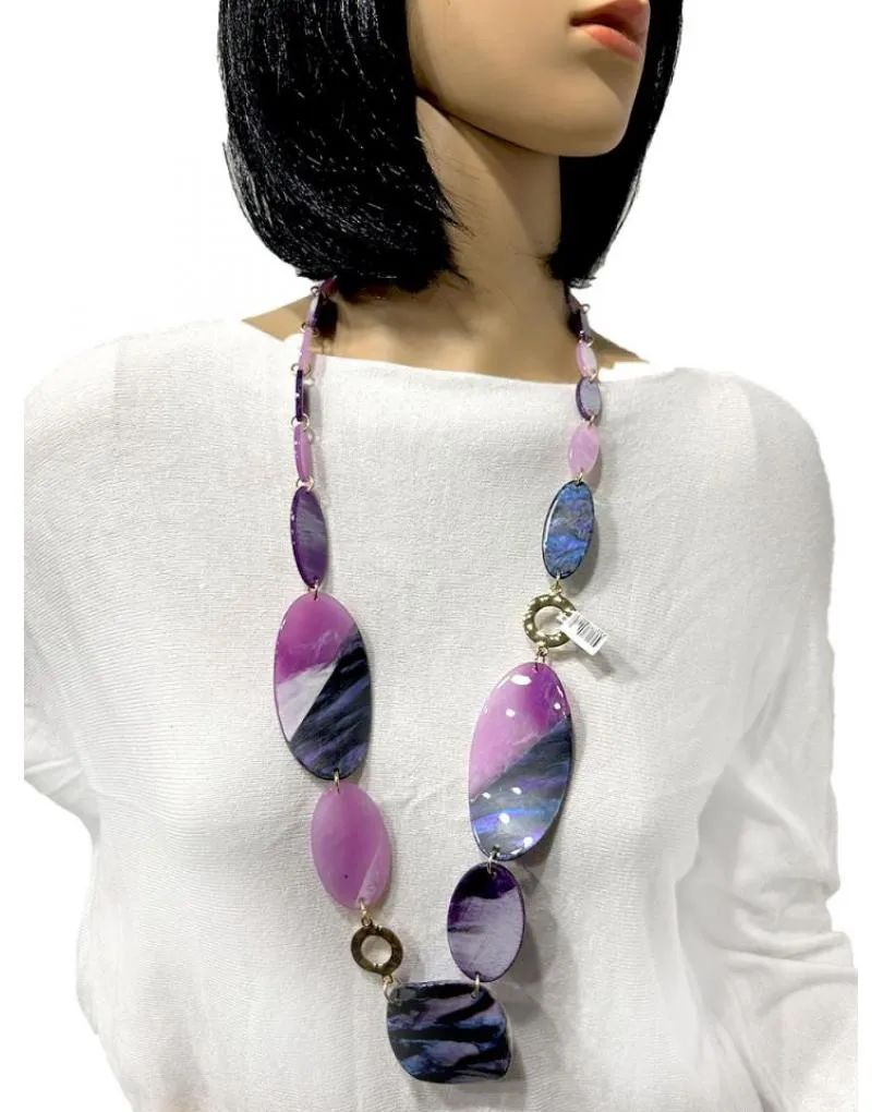 COLLARES ORIGINALES MORADOS Y LILAS DE MODA PARA UN LOOK ACTUAL