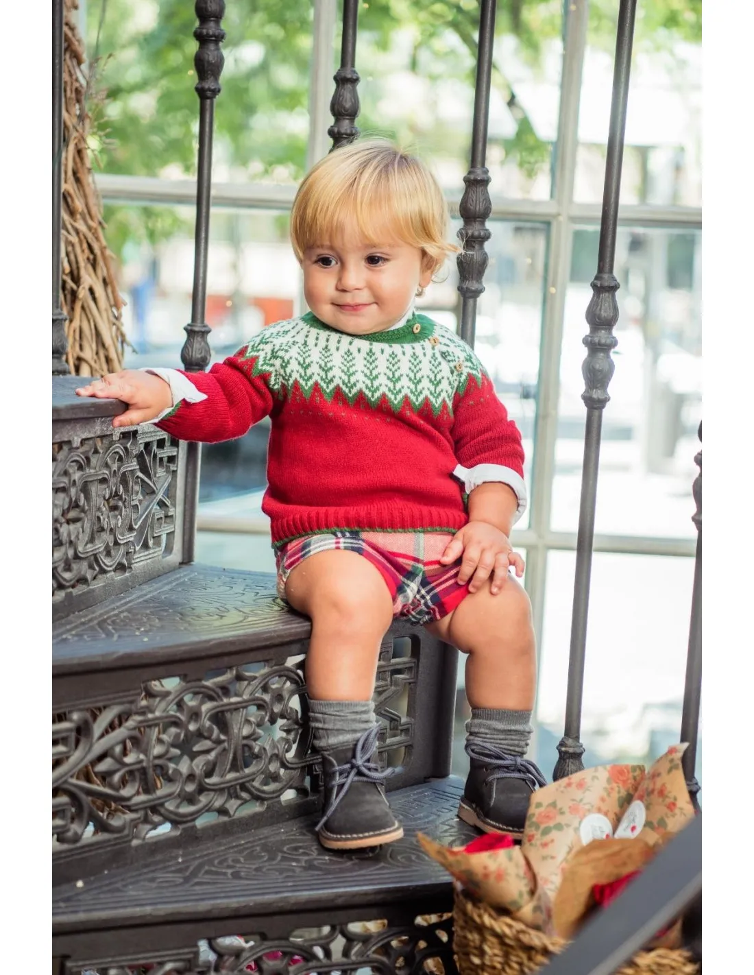 Conjunto niño Noel de Yoedu invierno