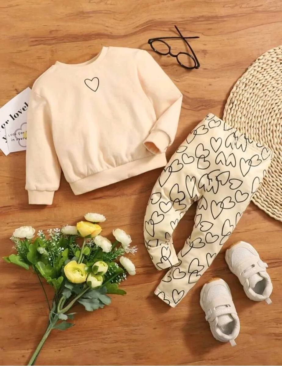 Conjunto Para Niña beige