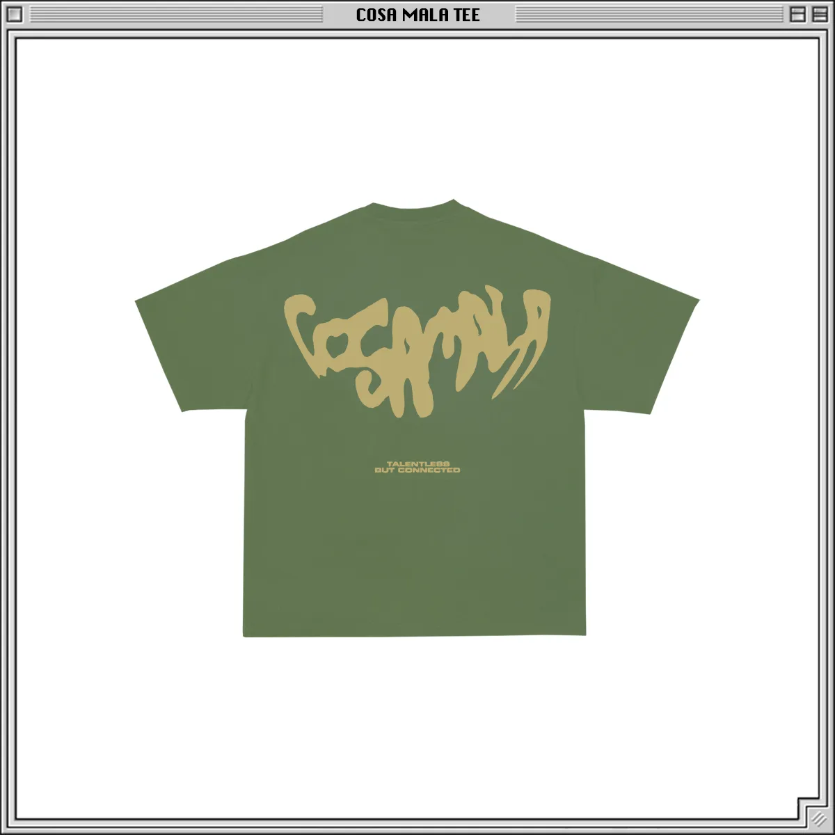 COSA MALA  SAFARI GREEN TEE