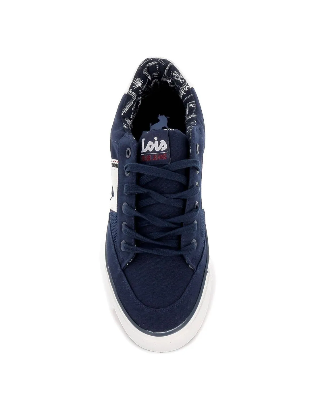 Deportiva de lona para hombre azul Lois