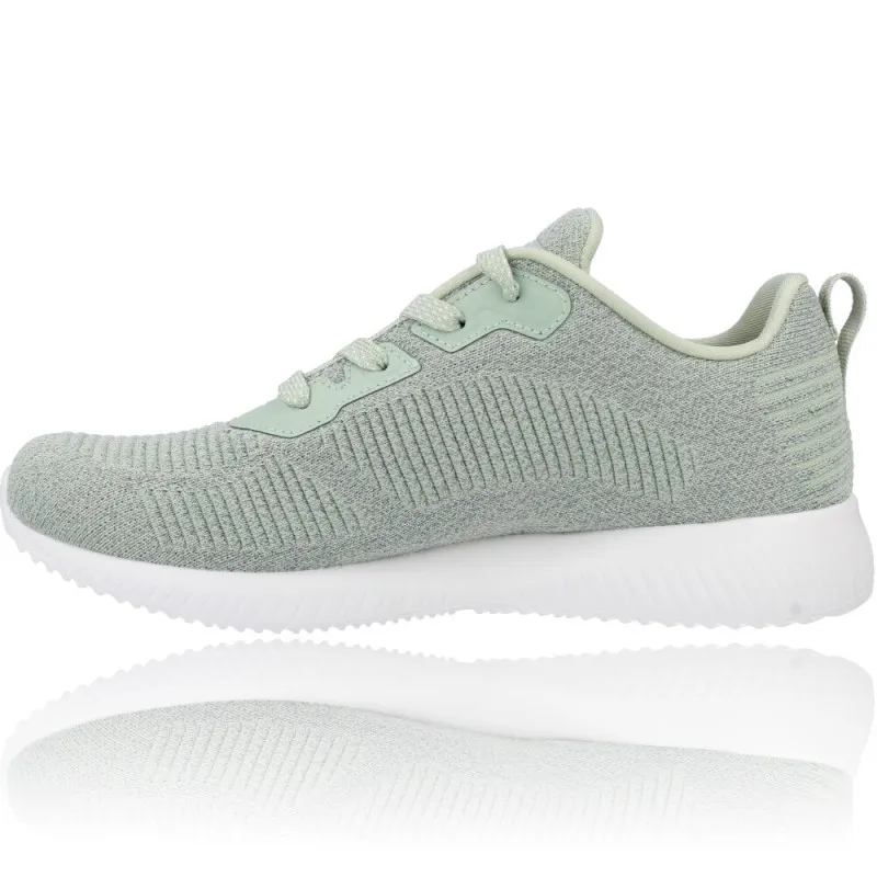 Deportivas Casual para Mujeres de Skechers 117074 Bobs Squad - Ghost Star