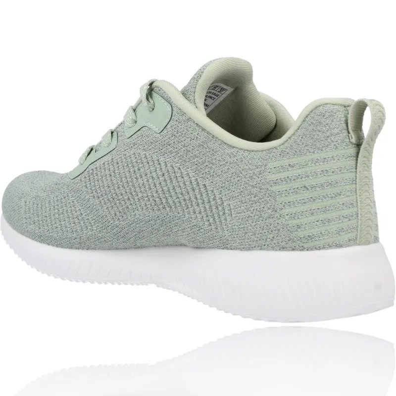 Deportivas Casual para Mujeres de Skechers 117074 Bobs Squad - Ghost Star