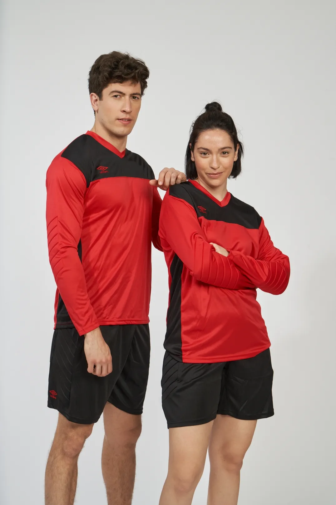 Equipación De Portero Umbro Hero Camiseta + Short Red / Black