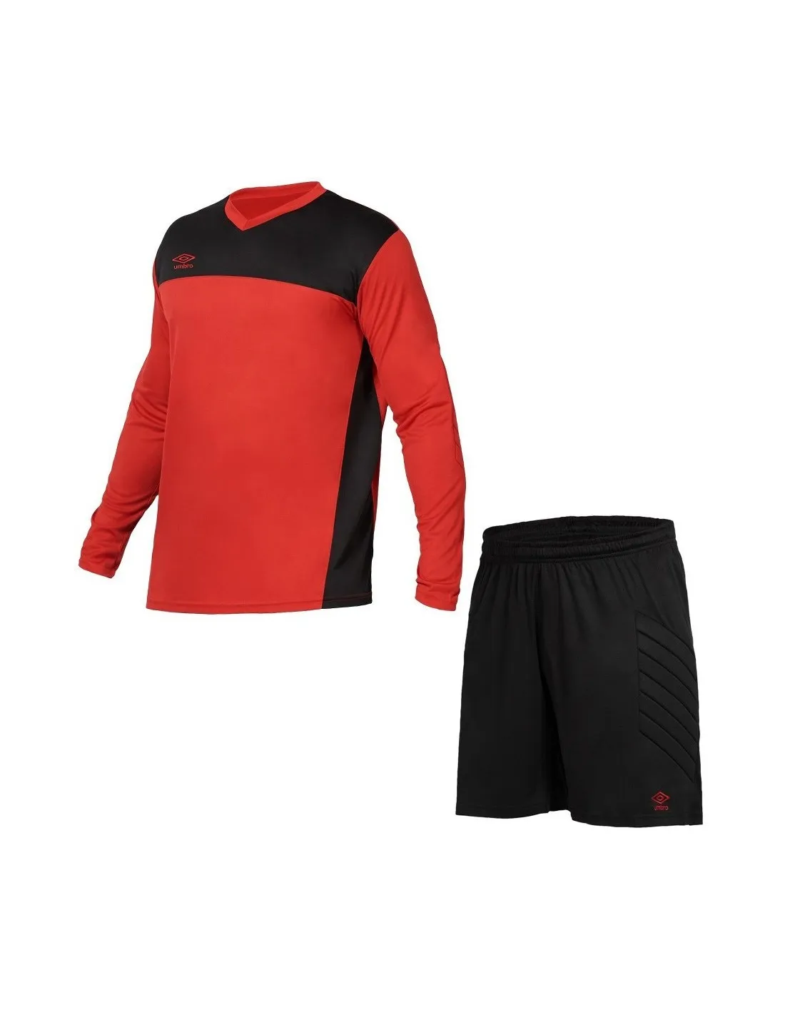 Equipación De Portero Umbro Hero Camiseta + Short Red / Black