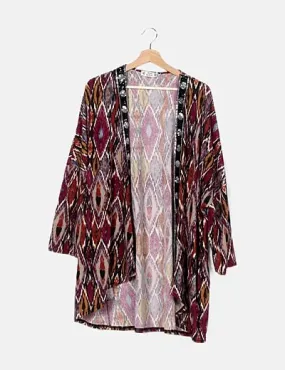 Free For Humanity Kimono étnico multicolor