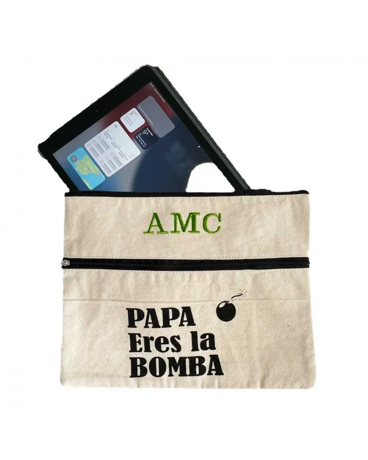 Funda para ipad y cables