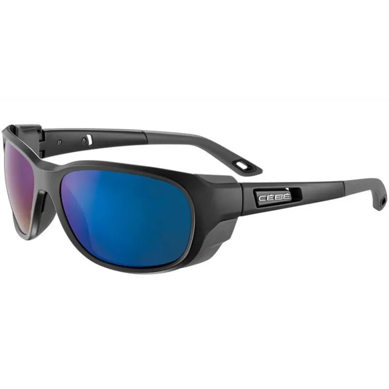 Gafas de sol Cébé Everest (Gris mate Negro Pico Azul Cat.4)