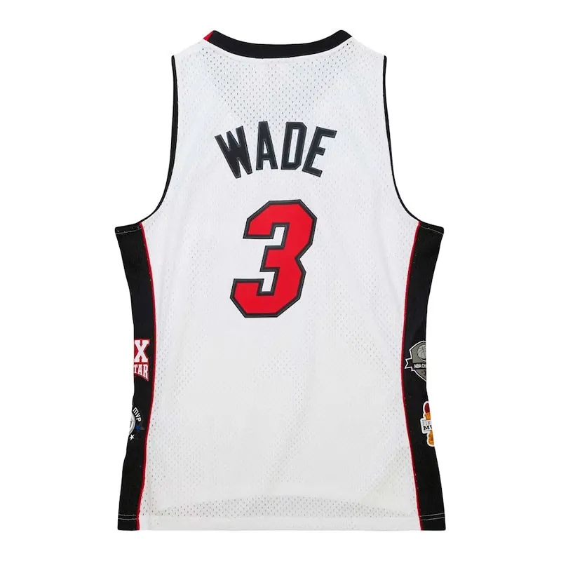 HALL OF FAME DWAYNE WADE MIAMI HEAT WHITE