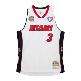 HALL OF FAME DWAYNE WADE MIAMI HEAT WHITE