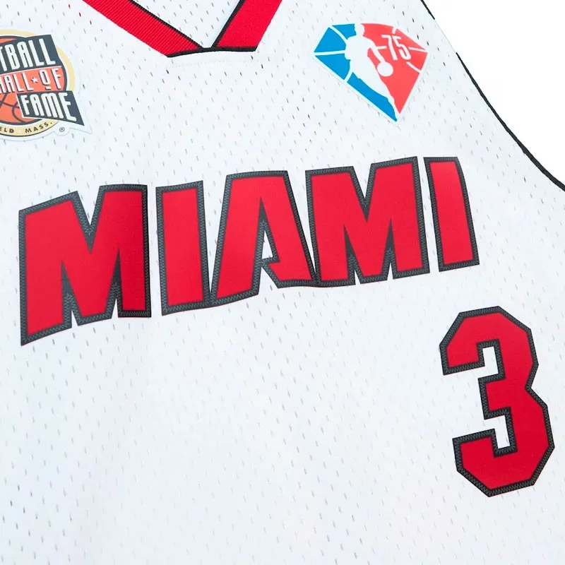 HALL OF FAME DWAYNE WADE MIAMI HEAT WHITE