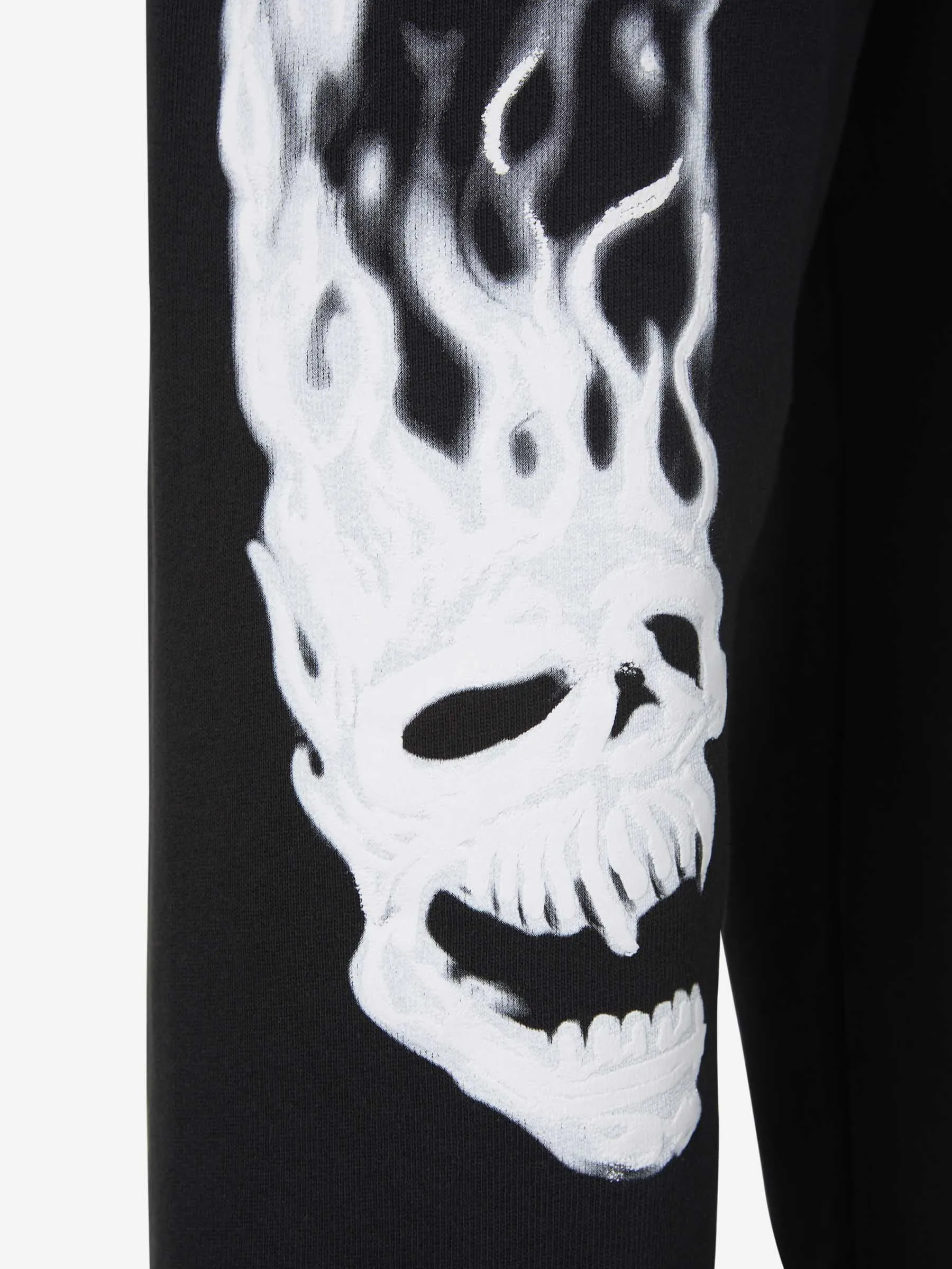 Heron Preston Joggers Flaming Skull