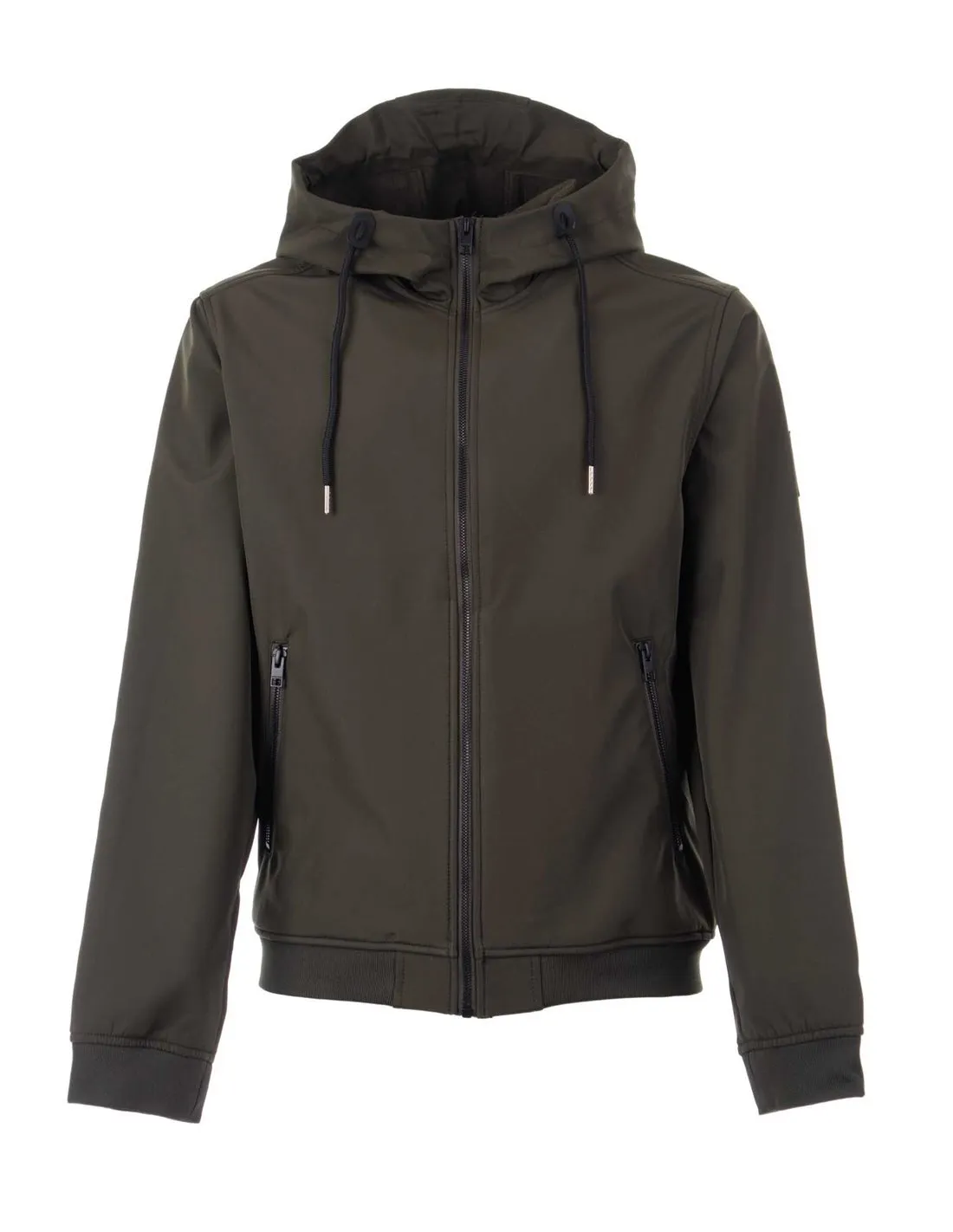 JACK & JONES - Chaqueta verde JJEbasic Softshell Hombre