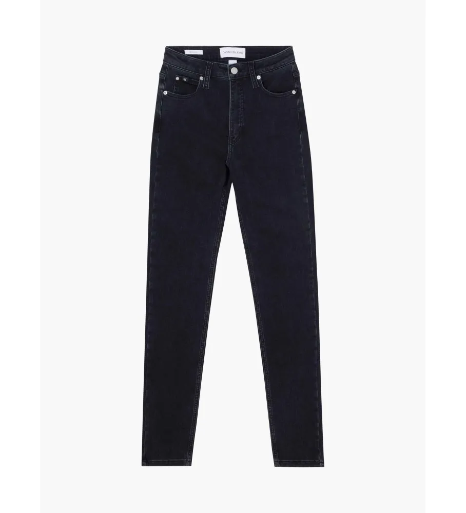 Jean High Rise Skinny negro