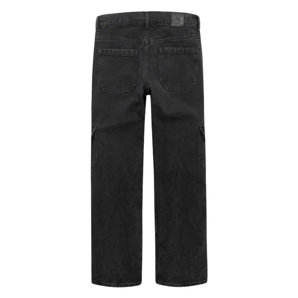 Jean silueta wide leg cargo