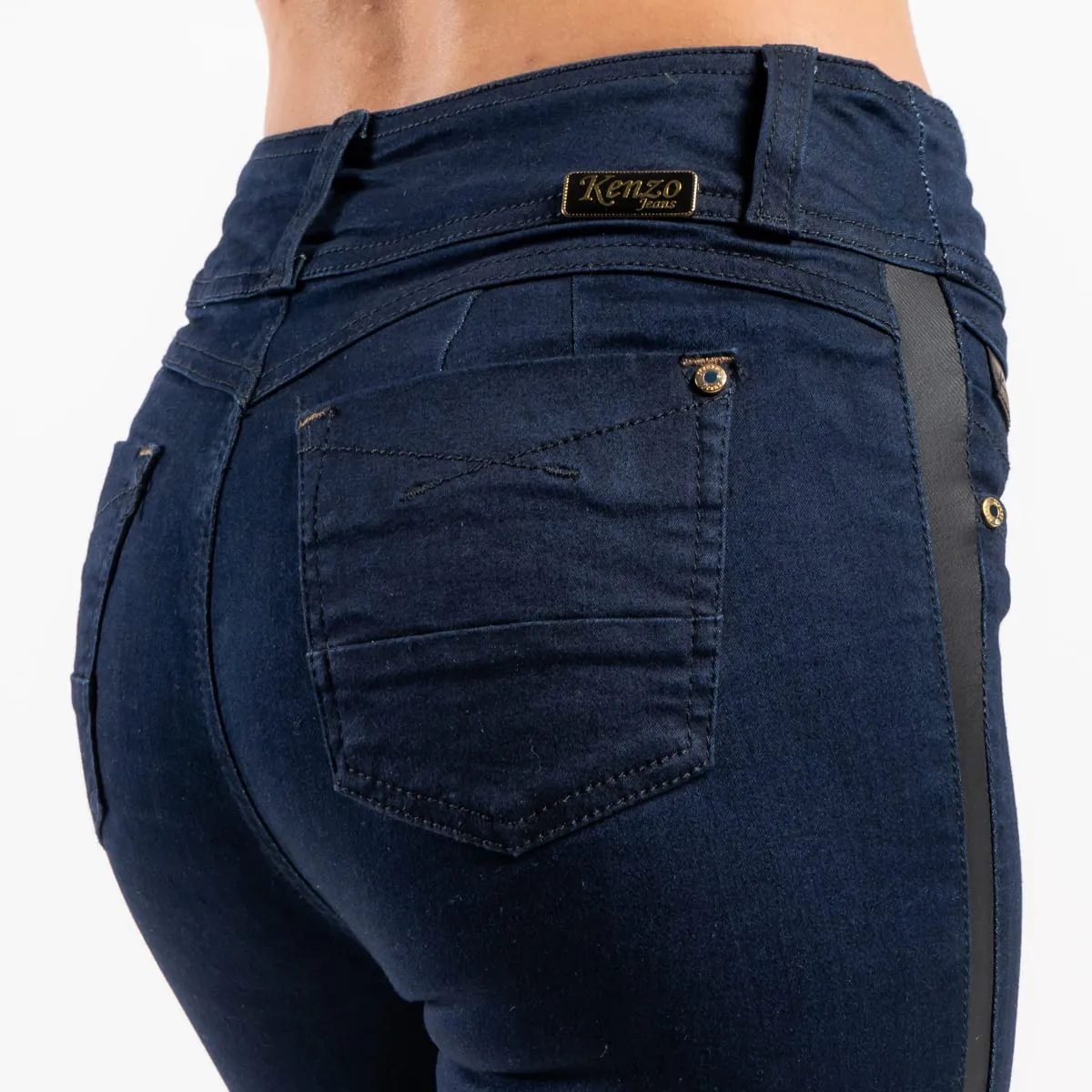 Jean Skinny Tiro Medio Gold Vermy