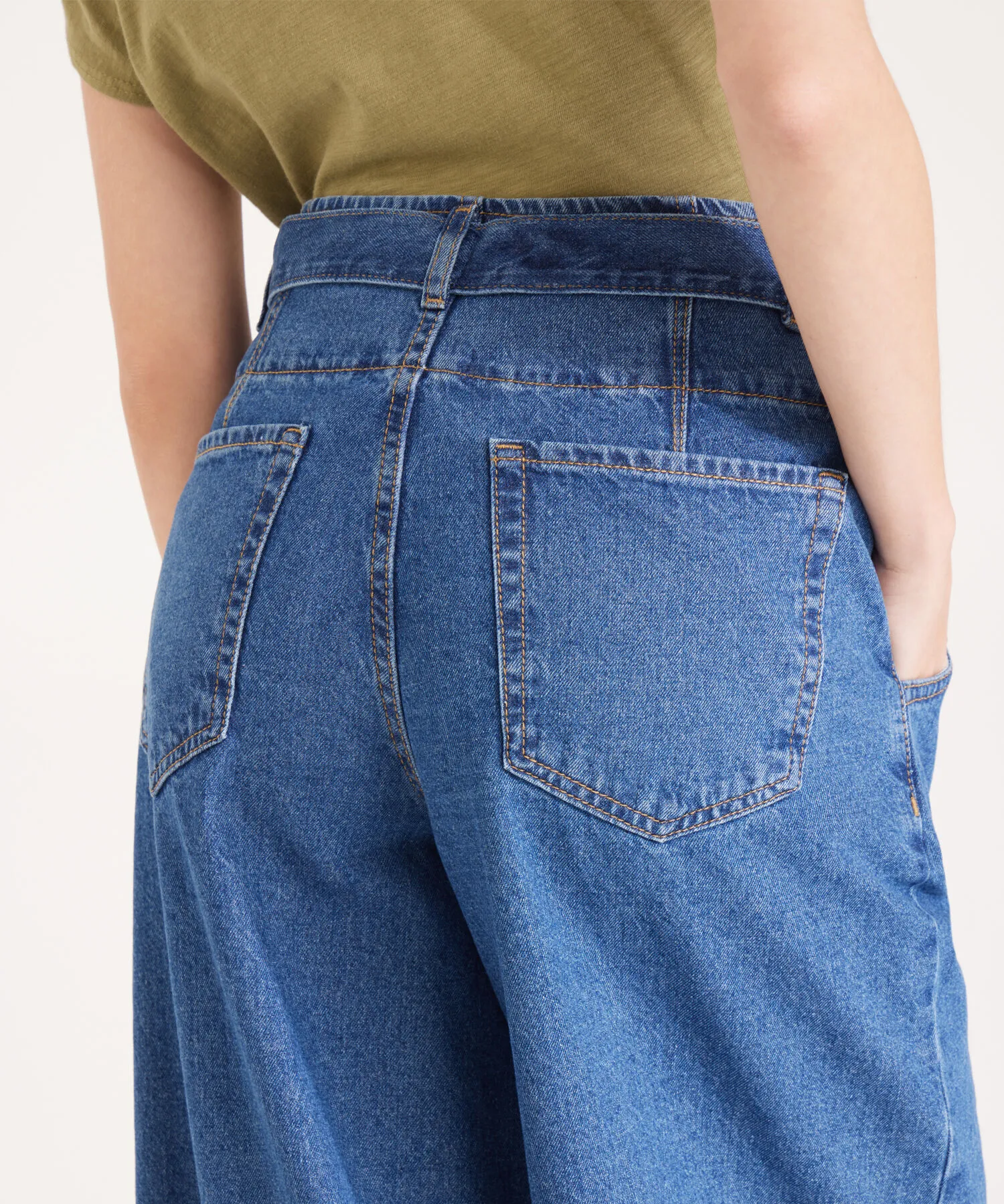 JEAN TIPO WIDE LEG CROPPED