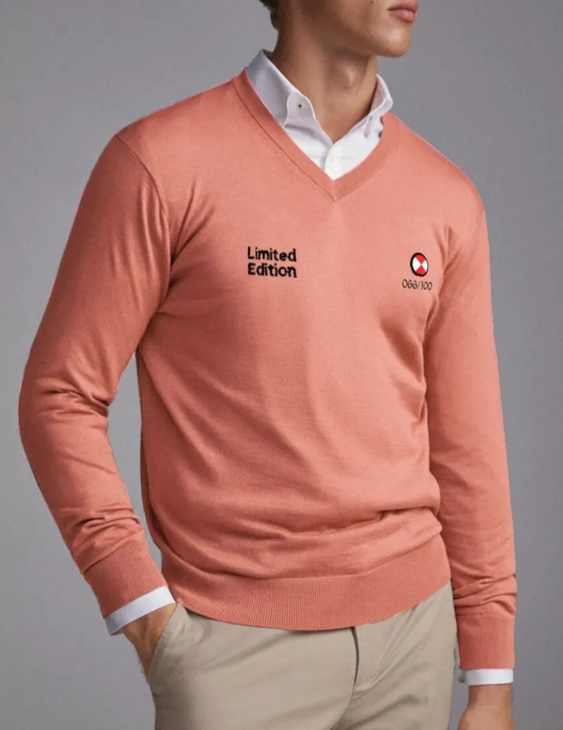 Jersey de punto para hombre POSH rosa