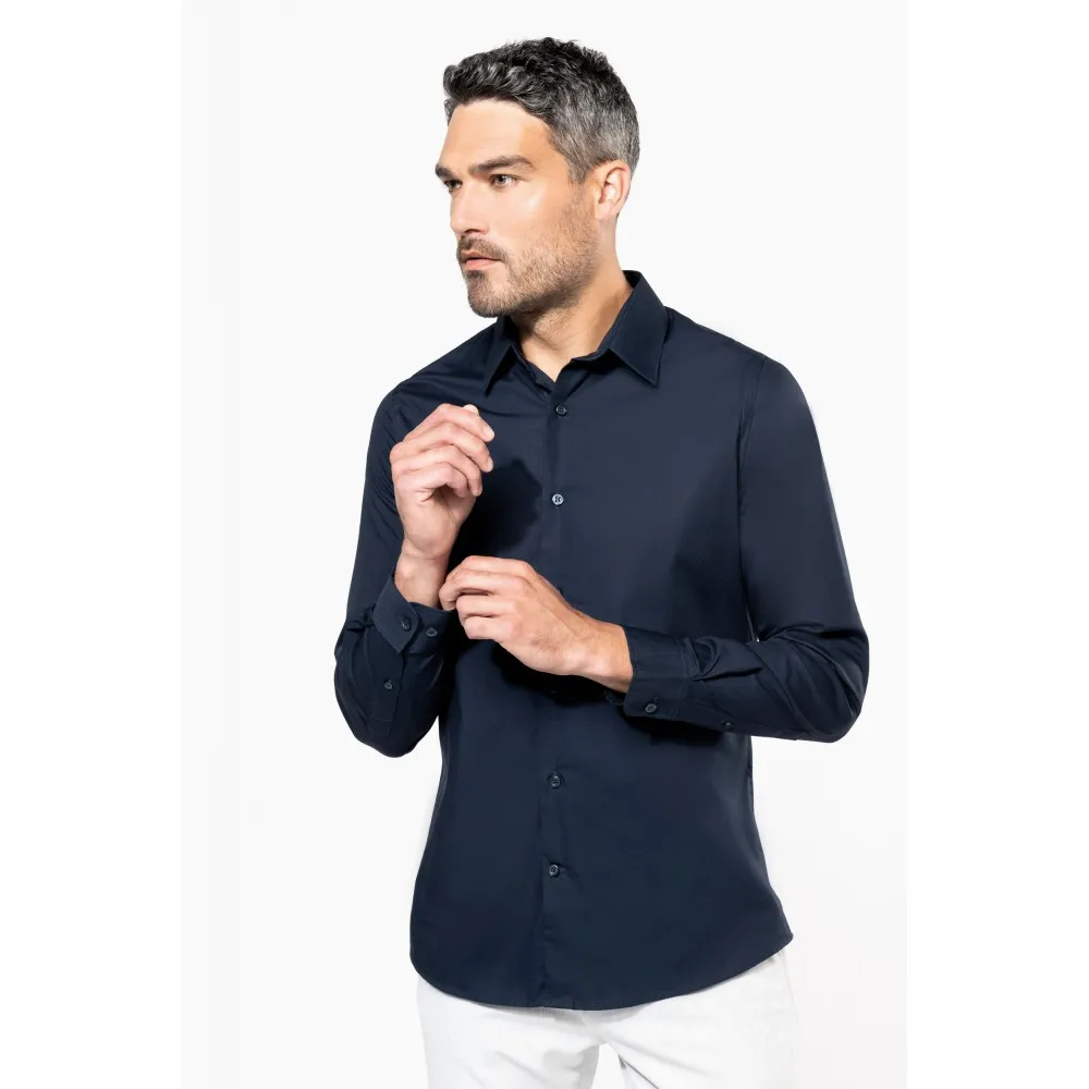 K513CAMISA POPELINA MANGA LARGA HOMBRE