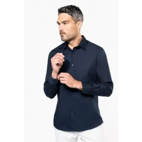 K513-CAMISA POPELINA MANGA LARGA HOMBRE