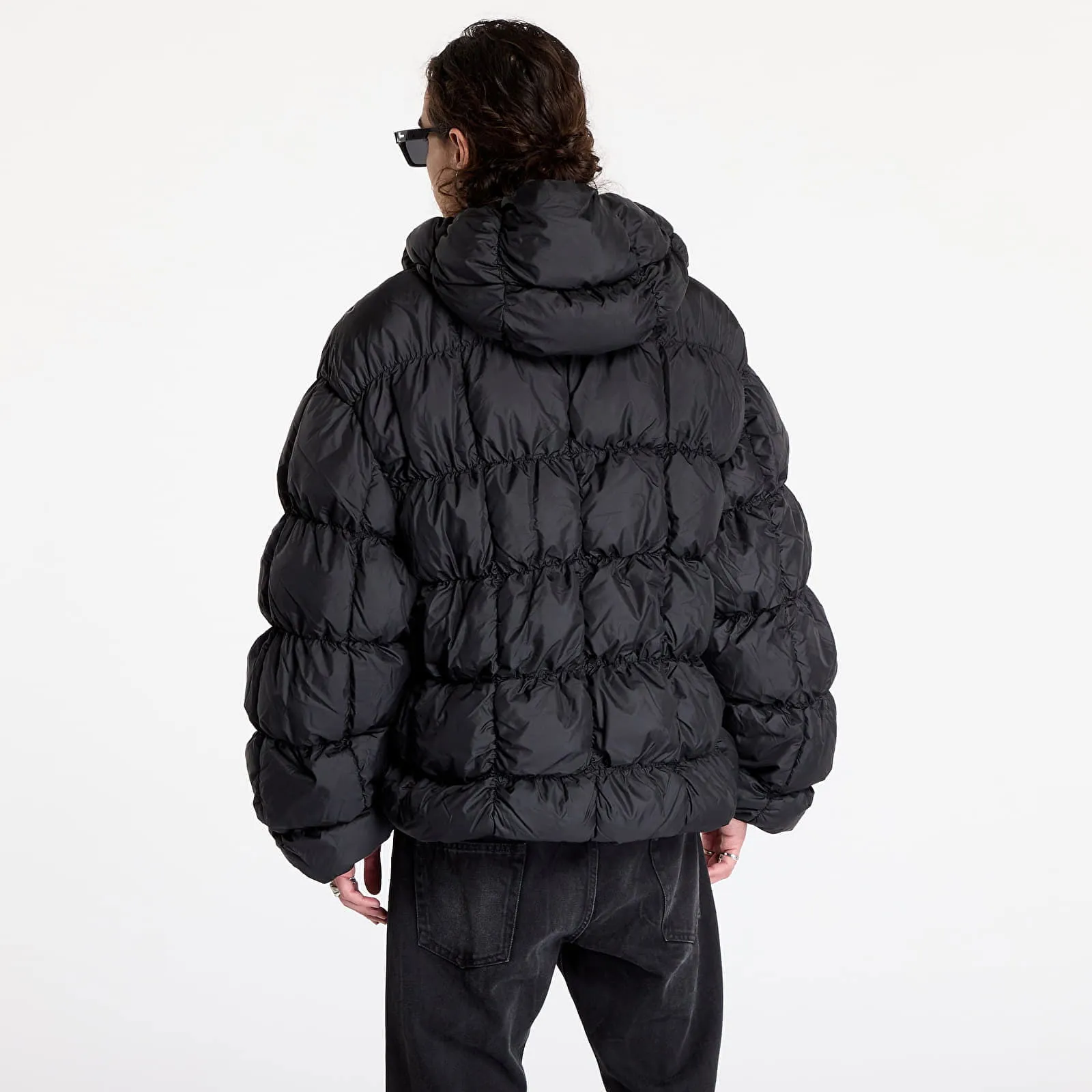 Karl Kani Jacket Sport Patch Square Quilted Puffer Jacket Black XL