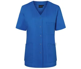 Karlowsky KYKS63 - Sustainable ladies' tunic with short sleeves and V-neck - Azul royal