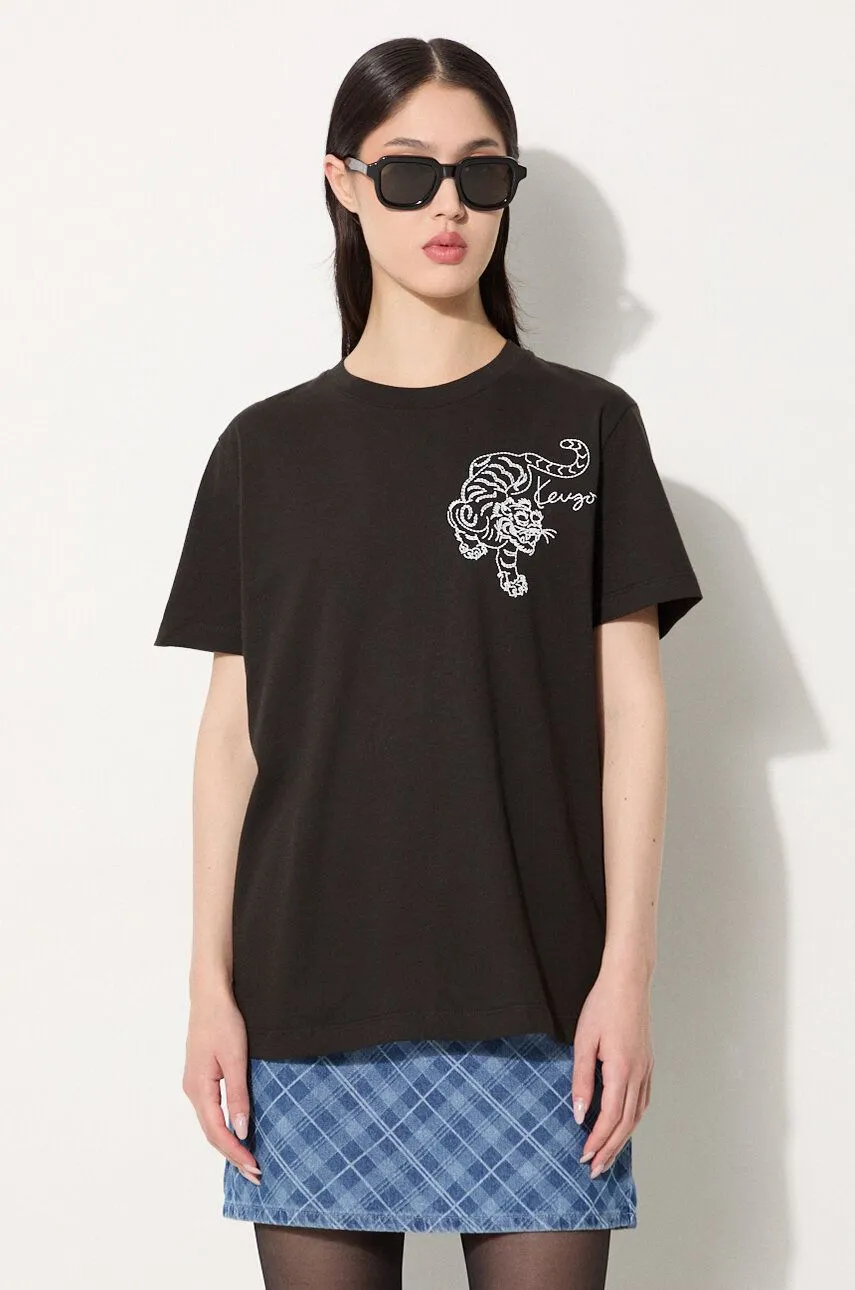 KENZO GOTS STAR TIGER EMB LOOSE TSHIRT