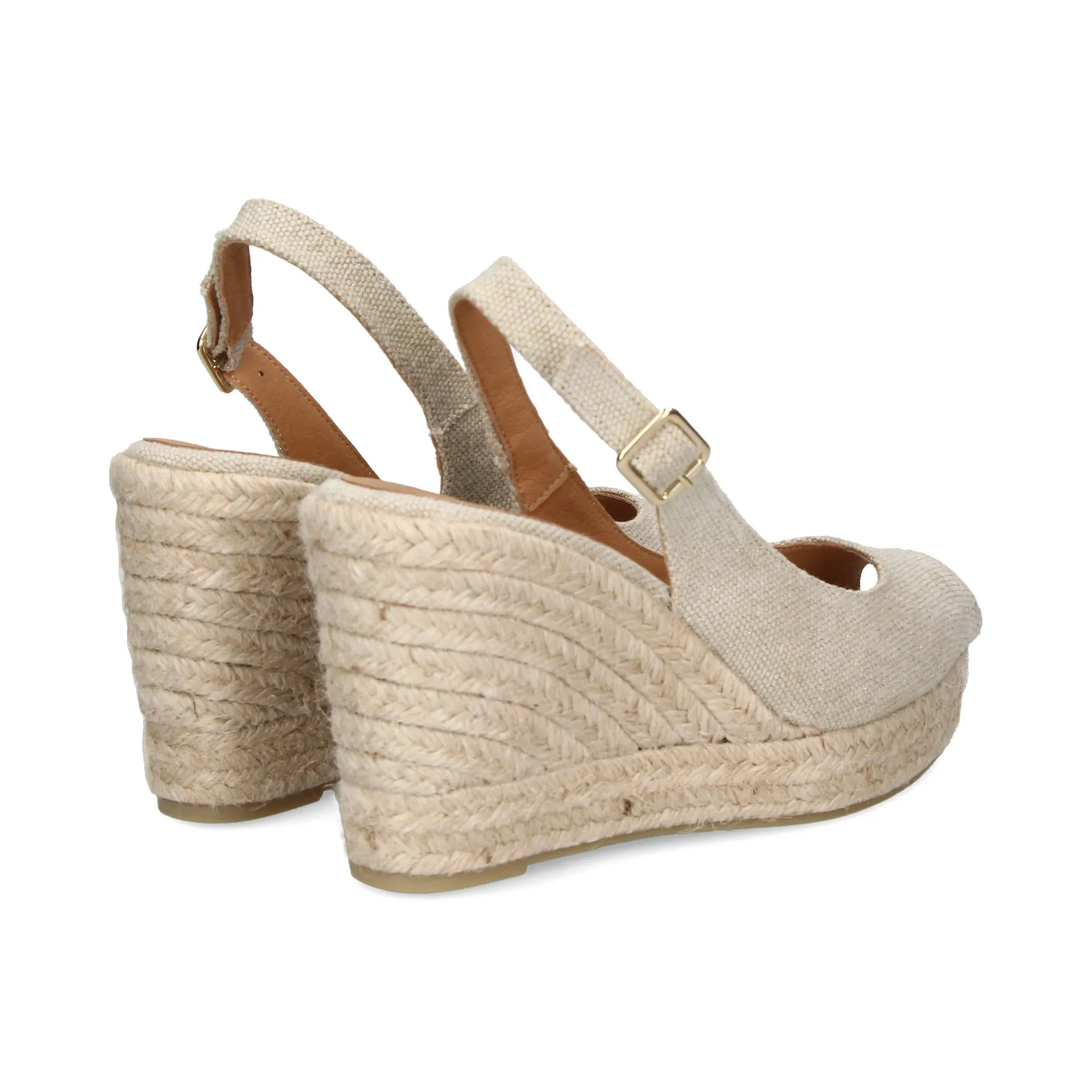 LA SANTA Zapatos cuña BEIGE