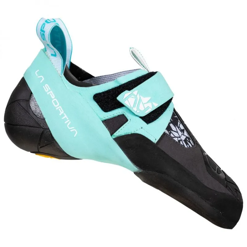 La Sportiva Skwama Vegan (Carbon/Turquoise) Zapatos de escalada para mujer