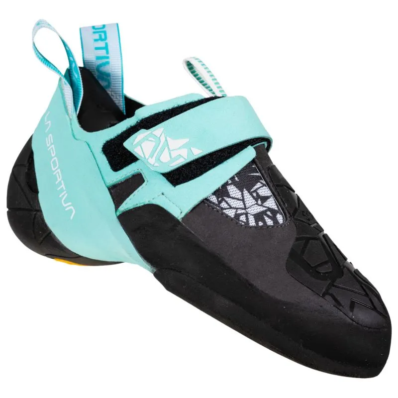 La Sportiva Skwama Vegan (Carbon/Turquoise) Zapatos de escalada para mujer