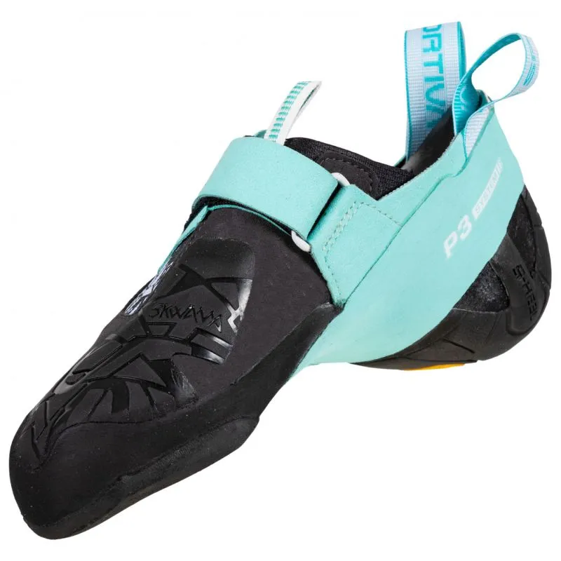 La Sportiva Skwama Vegan (Carbon/Turquoise) Zapatos de escalada para mujer