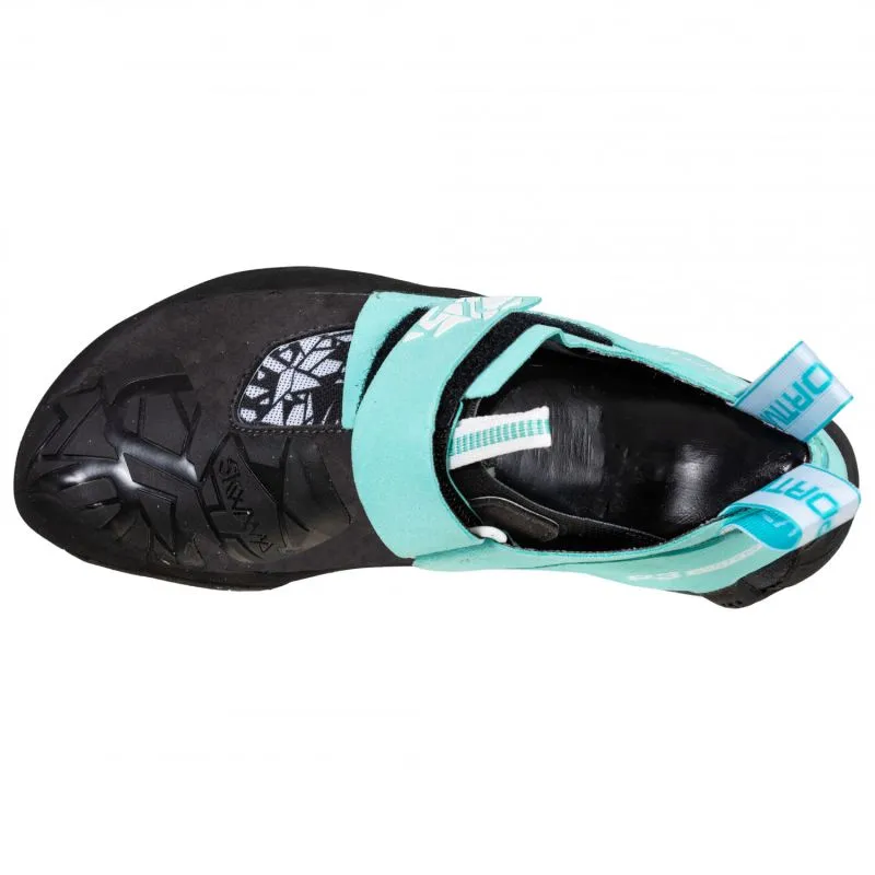 La Sportiva Skwama Vegan (Carbon/Turquoise) Zapatos de escalada para mujer