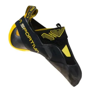 La Sportiva Theory (Negro/Amarillo) Calcetín de escalada para hombre